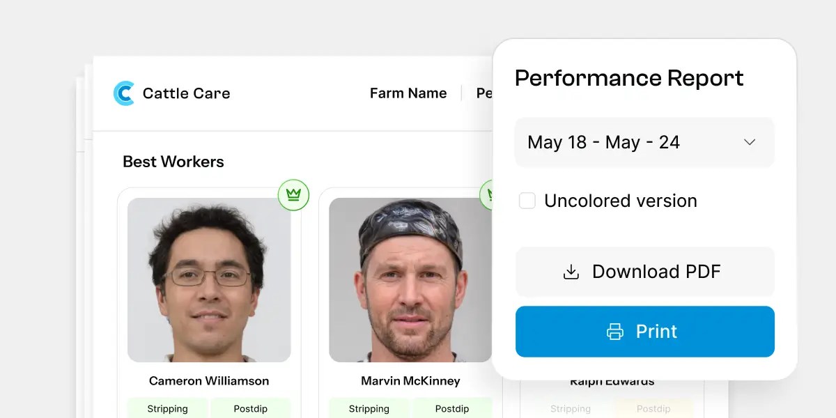 Individual Reports Cattle Care